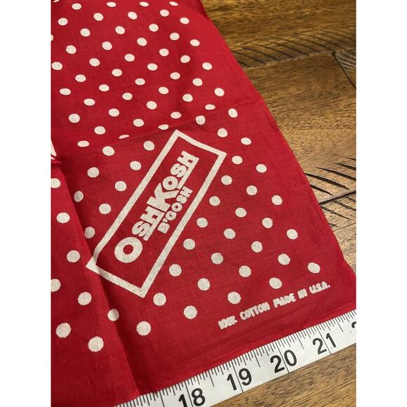 9 Vintage (70s 80s?) Bandannas/Handkerchiefs, Cowboy WESTERN, Oshkosh etc- USA - Picture 12 of 16